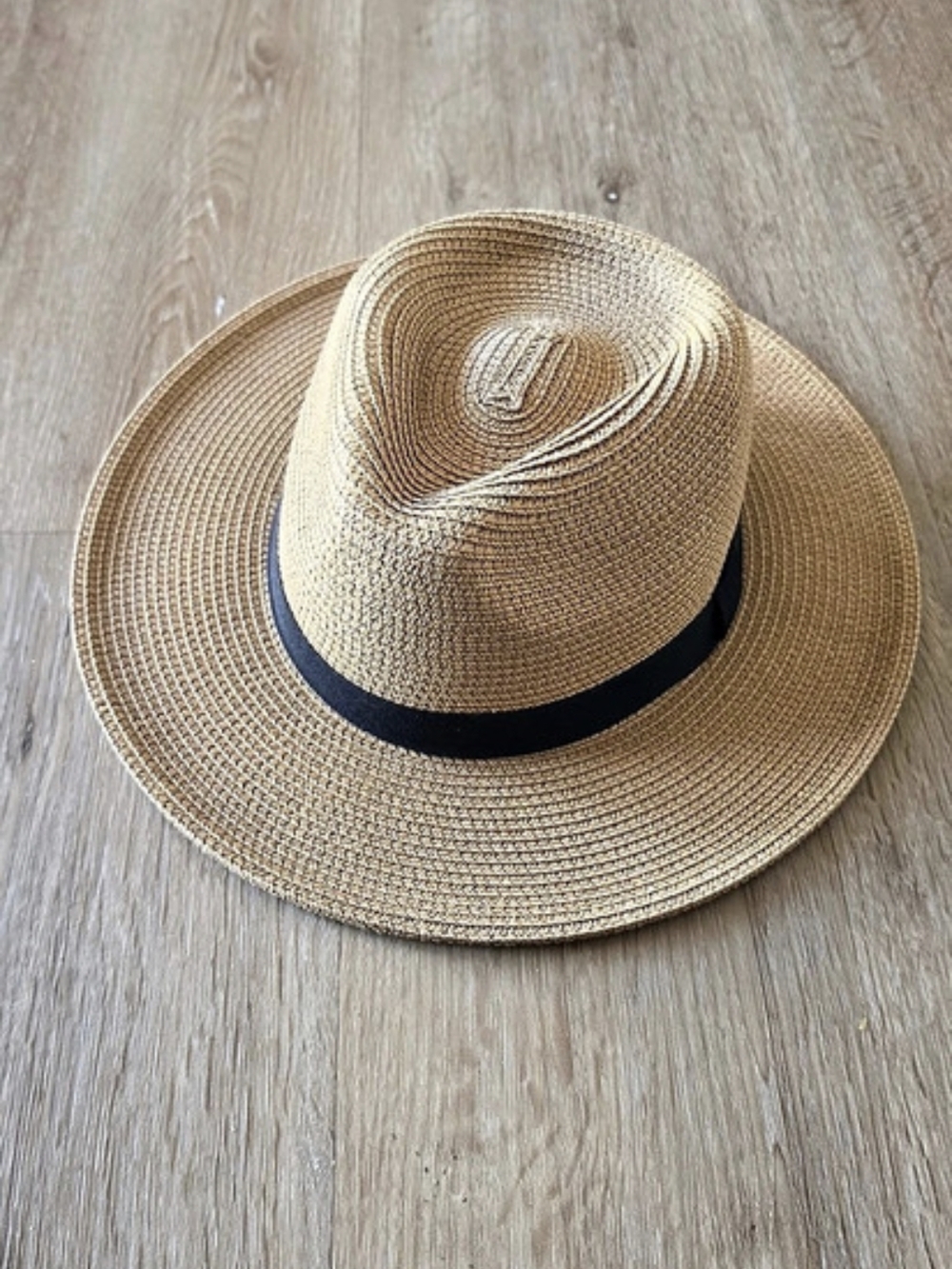 Solar Escape UV Carlsbad Fedora Woven Sun Hat Brown
